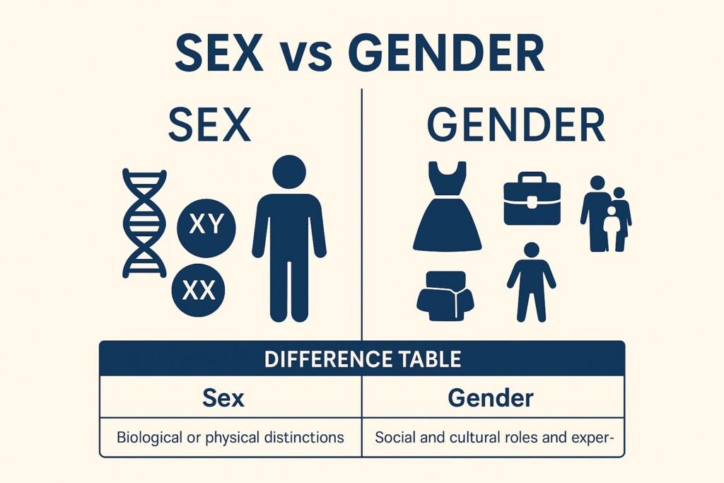 ‘लिंग’ एवं ‘सेक्स’ में अंतर (Difference between ‘Gender’ and ‘Sex’) - TEACHER'S KNOWLEDGE & STUDENT'S GROWTH